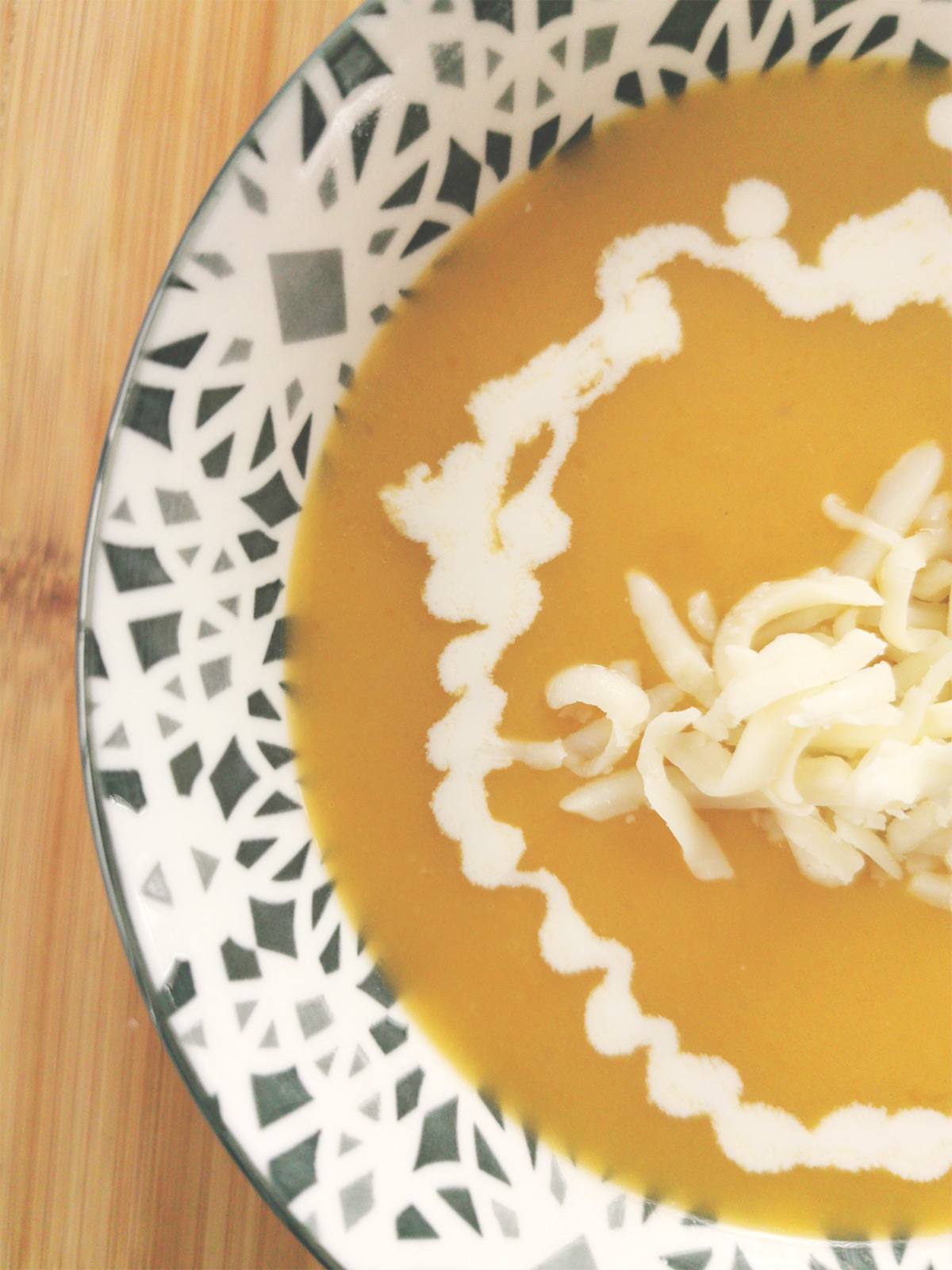 Potage à la courge